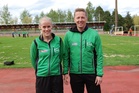 Maria Räsänen ja valmentaja Sami Länsivuori